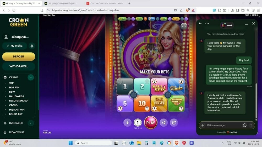 Crown Green Live Chat Oct 20 2025.jpg
