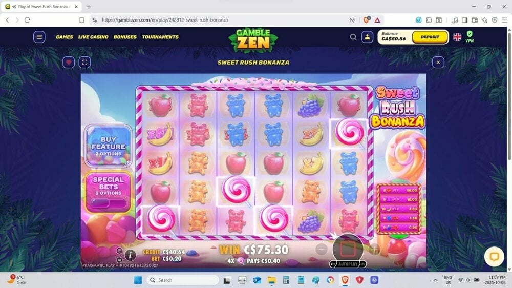 Sweet Rush Bonanza 500.55x Oct 8 2025 2.jpg