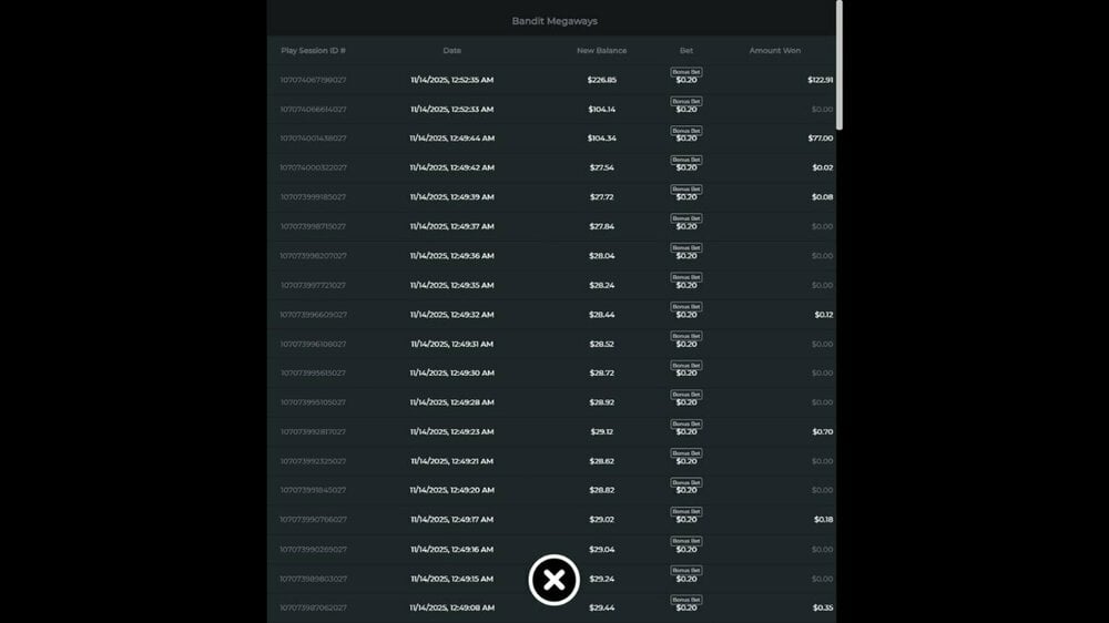 Bandit Megaways 614.55x Nov 14 2025 #6.jpg