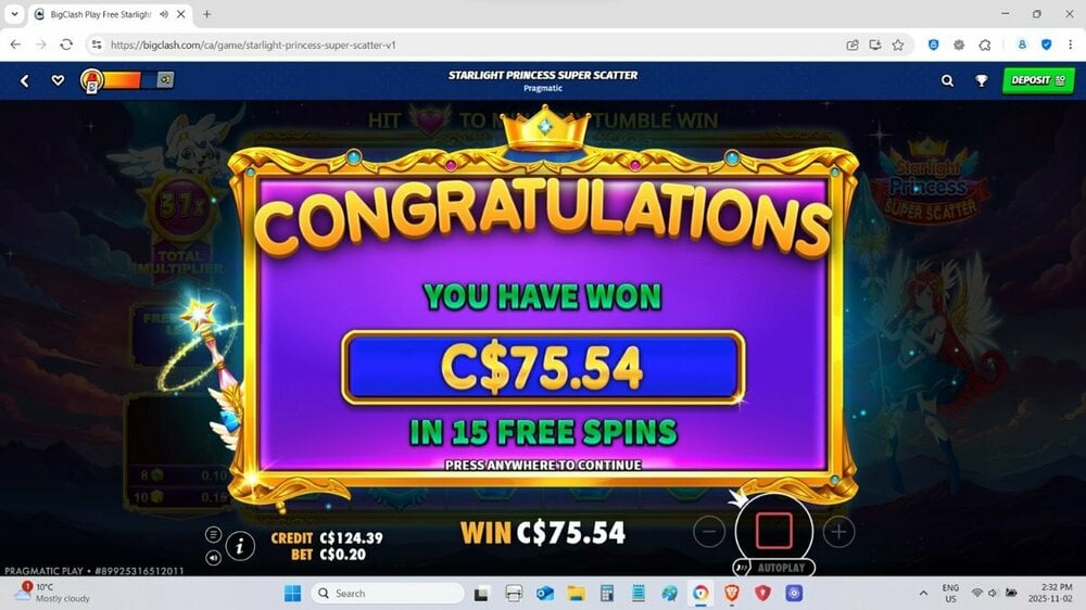 Starlight Princess Super Scatter 377.77x Nov 2 2025.jpg